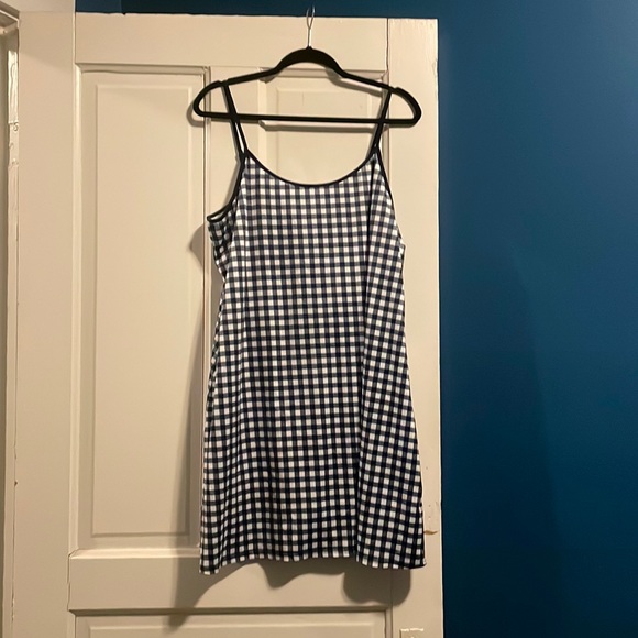 J. Crew Factory- Gingham Exercise Dress - Picture 1 of 4